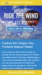 Mobile Screenshot of portlandballoonrides.com